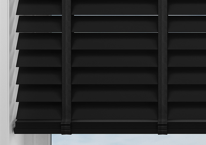 Ecowood Deluxe, True Black Satin - Venetian Blind - Image 10